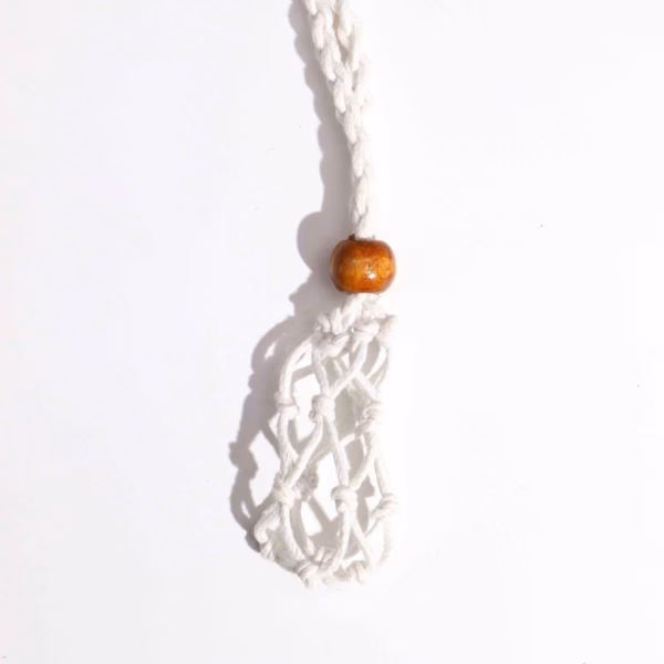 Crystal Gemstone Necklace Cord 45Cm/18Inch - White - Image 4