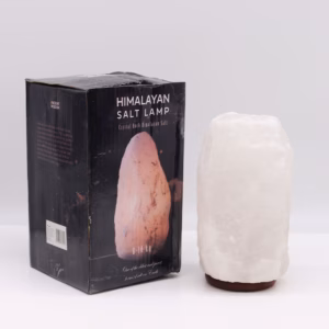 Lampa i Himalayasalt - kristallsten med fot - ca 8-10kg