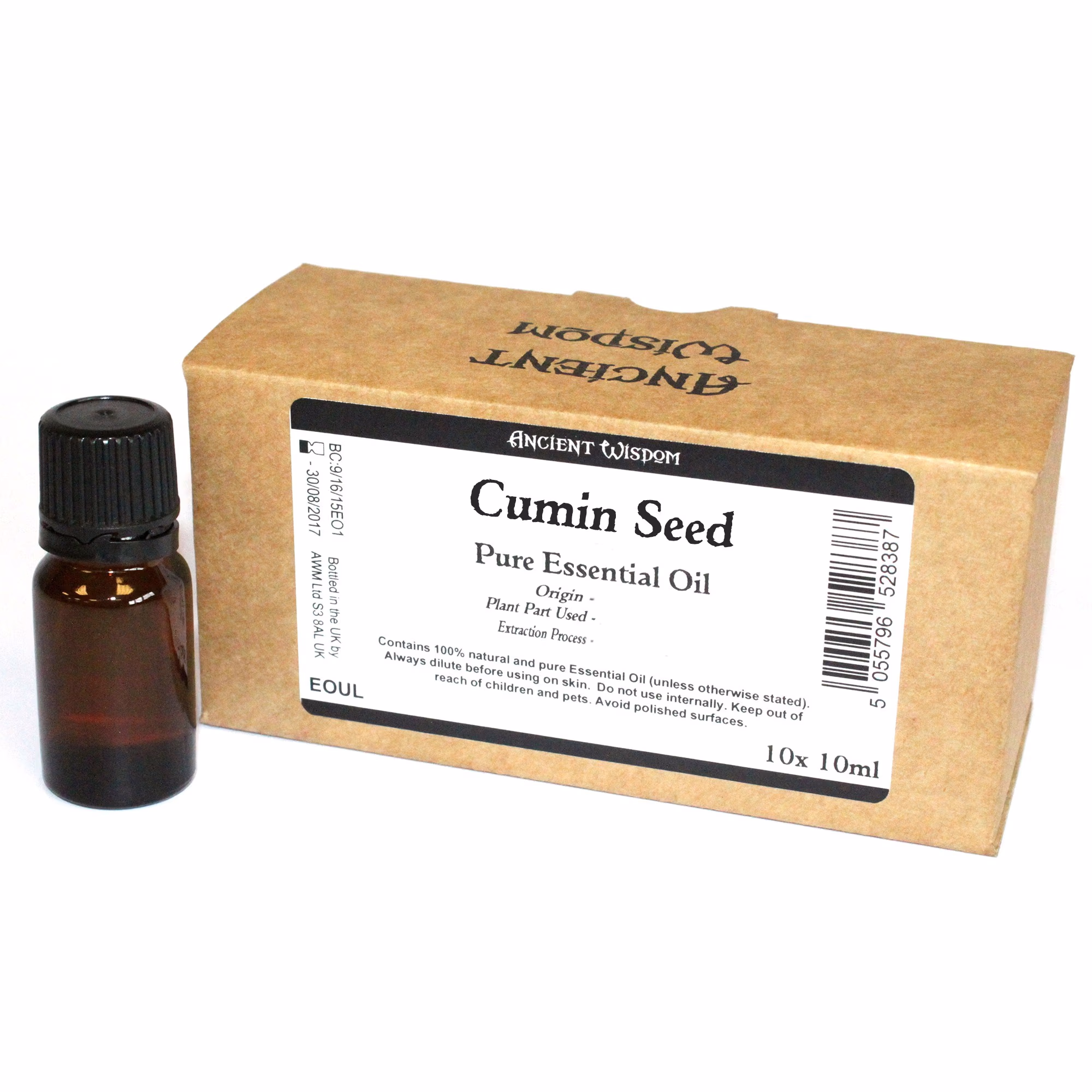 Cumin Seed Essential Oil Unlabelled 10ml x 10pcs