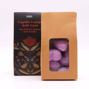 Cupids Escape Self Care Bath Heart Gavesæt