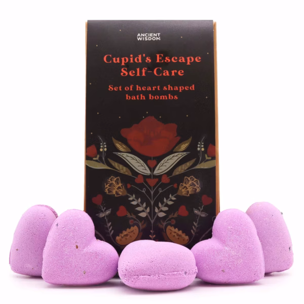 Cupids Escape Self Care Bath Heart Gavesæt
