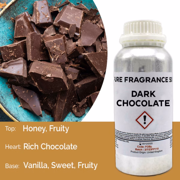 Chocolate Negro Aceite Puro De Fragancia - 500Ml