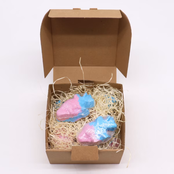 Dinosaur Bathbomb 80G - Blåbær - Billede 2