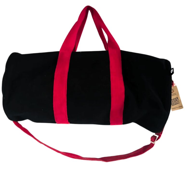 Dont-Quit-Gym-Bag-Black-Cherry-Pink-Handle