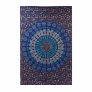 Dobbelt Bomull Sengeteppe + Veggoppheng - Classic Mandala 230 cm x 200 cm