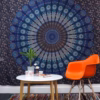 Bedsprei/Wandkleed Katoen - Dubbel - Mandala Olifant - 235 x 210 cm - Afbeelding 2