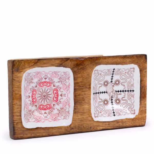 Dobbelt Nipsskrin 20x10x2,5 cm - Hop Hare