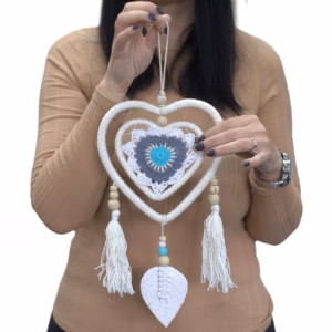 Droomvanger - Hart in Hart - Blauw - Medium