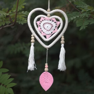 Drömfångare - Medium Rosa - Hjärta i Hjärta