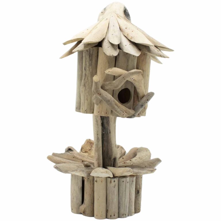 Driftwood-Birdbox-On-Stand