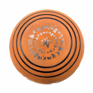 Klangschale aus Erdpulver - Ton OM Buddha - 16cm