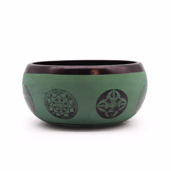 Earth Powder Syngeskål - Mandala Buddha - 16 cm - Bilde 4