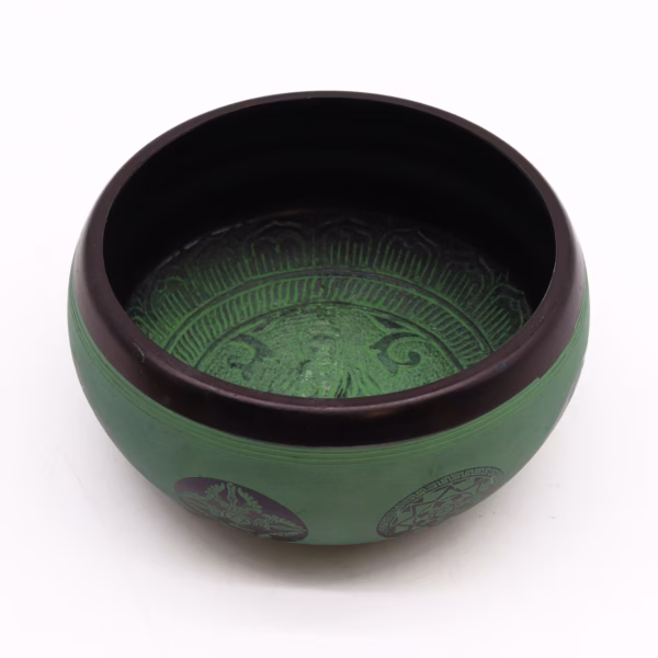 Earth Powder Syngeskål - Mandala Buddha - 16 cm - Bilde 5