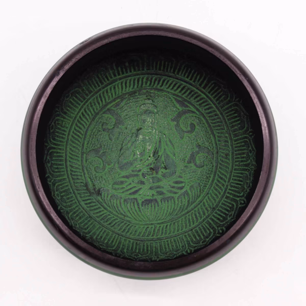 Earth Powder Syngeskål - Mandala Buddha - 16 cm - Bilde 6