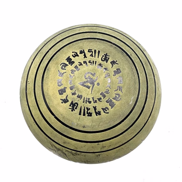 Jordpulver Syngeskål - Mantra Five Buddha - 16 Cm - Bilde 3