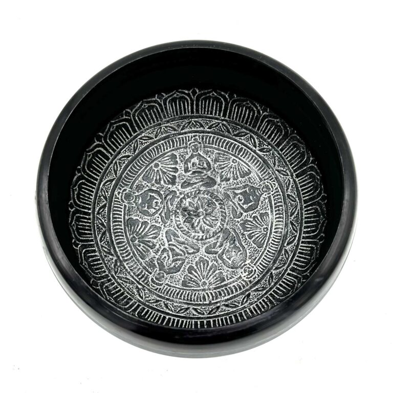 Earth-Powder-Singing-Bowl-Om-Five-Buddha-16cm