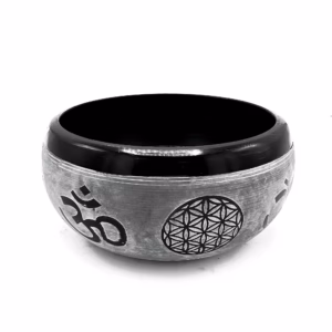 Earth Powder Syngeskål - Om Five Buddha - 16 cm