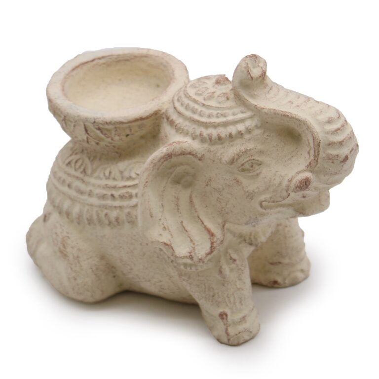 Elephant-Incense-Candle-Holder-cream