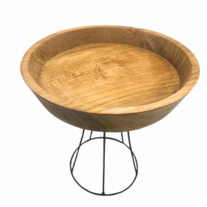 Elevated Teak Bowl - Stor Bakke