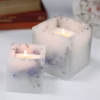Magiskt Glödande Ljus - Stor Kub - Lavendel - Bild 5