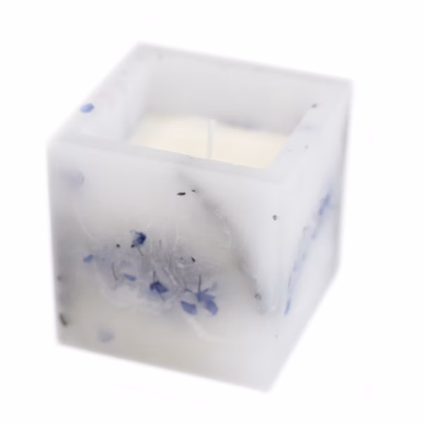 Duftlys - Firkantet - Lavendel Stor