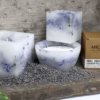 Magiskt Glödande Ljus - Stor Kub - Lavendel - Bild 9