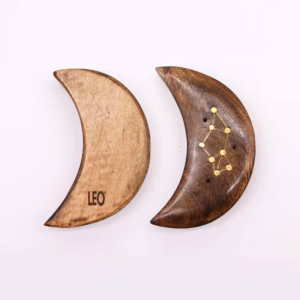 Røgelsesbrændere med Indgraverede Stjernetegn i Messing - Moon