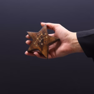 Røgelsesbrændere med Indgraverede Stjernetegn i Messing - Star