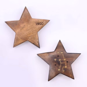 Røgelsesbrændere med Indgraverede Stjernetegn i Messing - Star