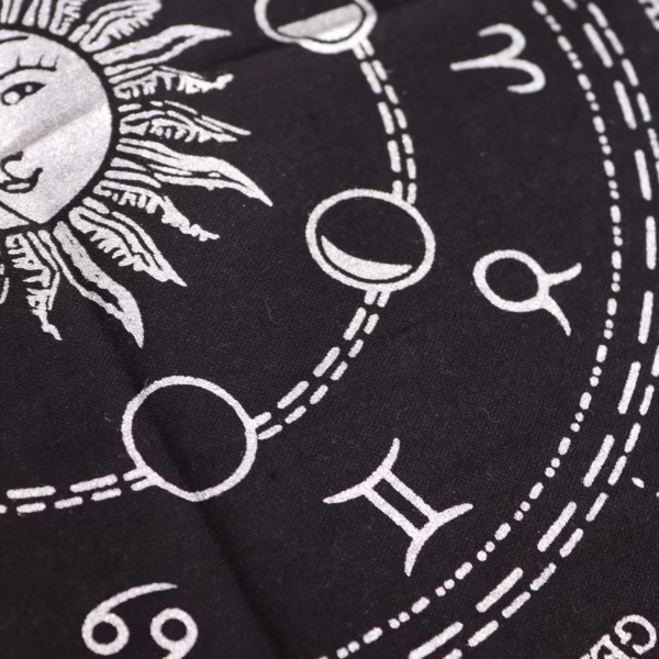 Esoterisk Alterduk med Frynser - Horoskop - Bilde 2