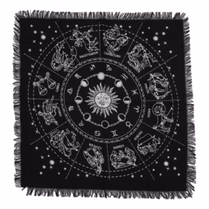 Esoterisk Alterduk med Frynser - Horoskop