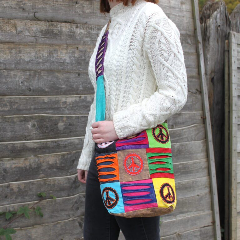 Ethnic-Sling-Bag-Sand-Peace