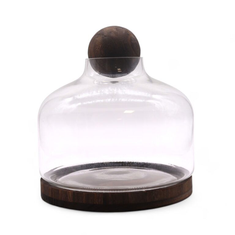 Ex-Large-Ball-Top-Terarium-on-Dark-Tung-Wood-23x23cm