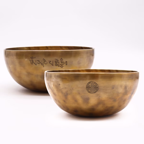 Ekstra Nepalsk Måneskål - (Ca. 1450g) - 22 cm Stor - Bilde 7