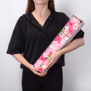 Caja Extra Larga - Bendiciones de Bebé - Rosas