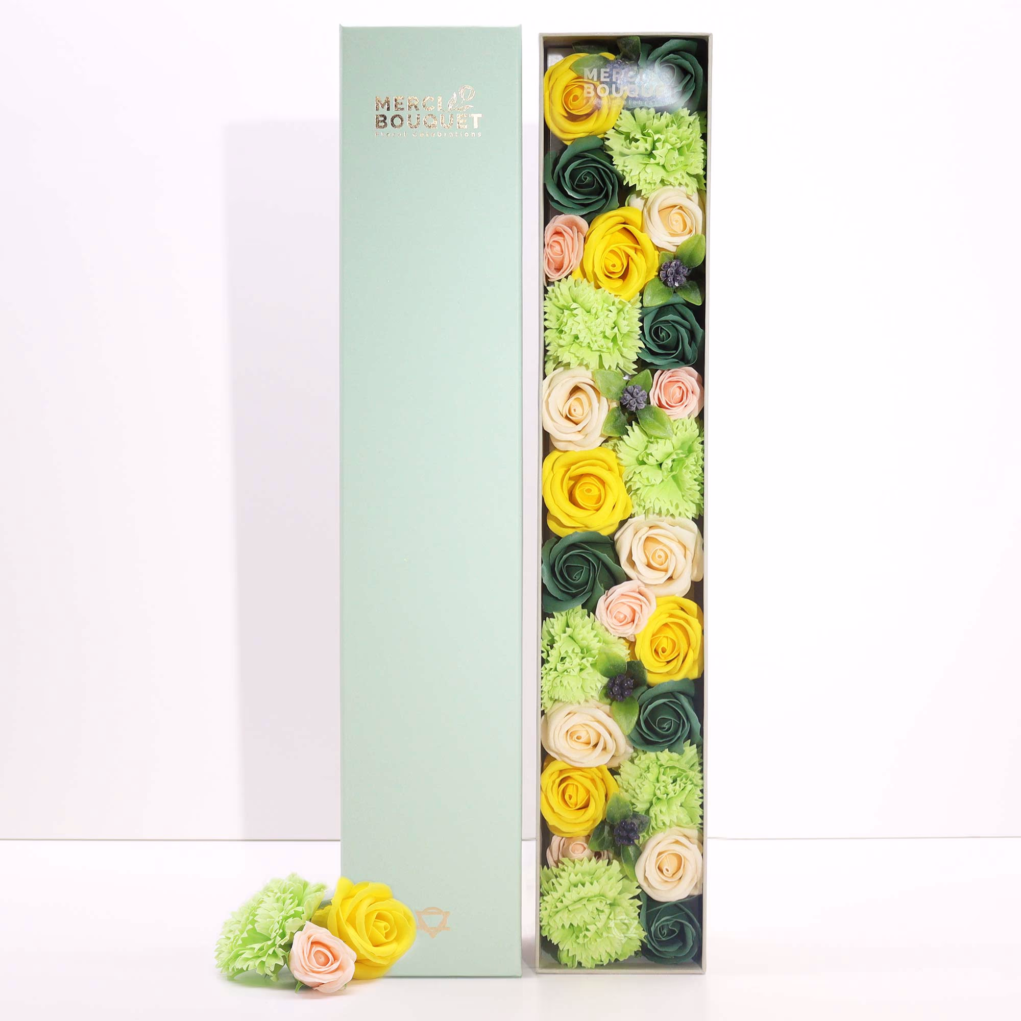 Extra-Long-Box-Spring-Celibrations-Yellow-Greens