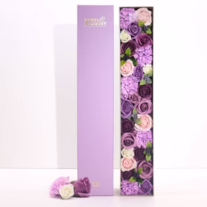 Extra Long Doos - Lavendel Roos & Anjer