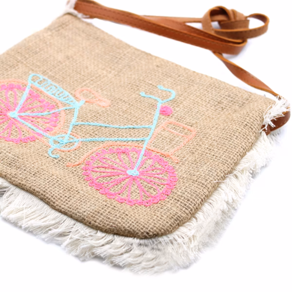 Fab Fringe Veske - Sykkelbroderi - Bilde 5