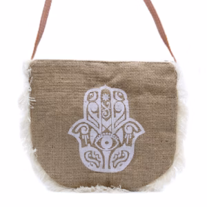 Fab Fringe Bag - Hamsa Print