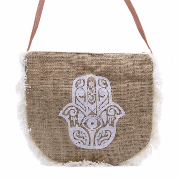 Fab Fringe Veske - Hamsa Print