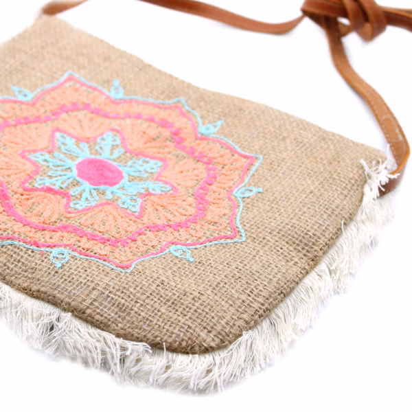 Fab Fringe Veske - Mandela Embroidery - Bilde 6