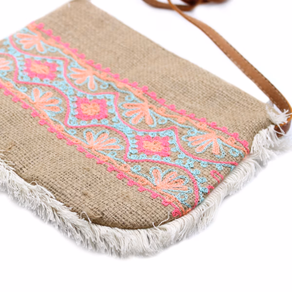 Fab Fringe Veske - Broderi Med Sommermønster - Bilde 5