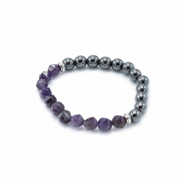 Faceted-Gemstone-Bracelet-Magnetic-Amethyst