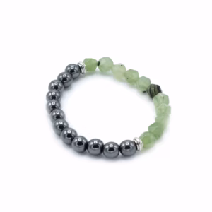Pulsera de Piedras Preciosas Talladas - Jade Magnético