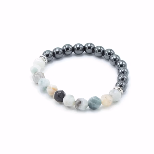 Armbånd med Fasetterte Edelstener - Magnetic Mountain Jade - Bilde 2