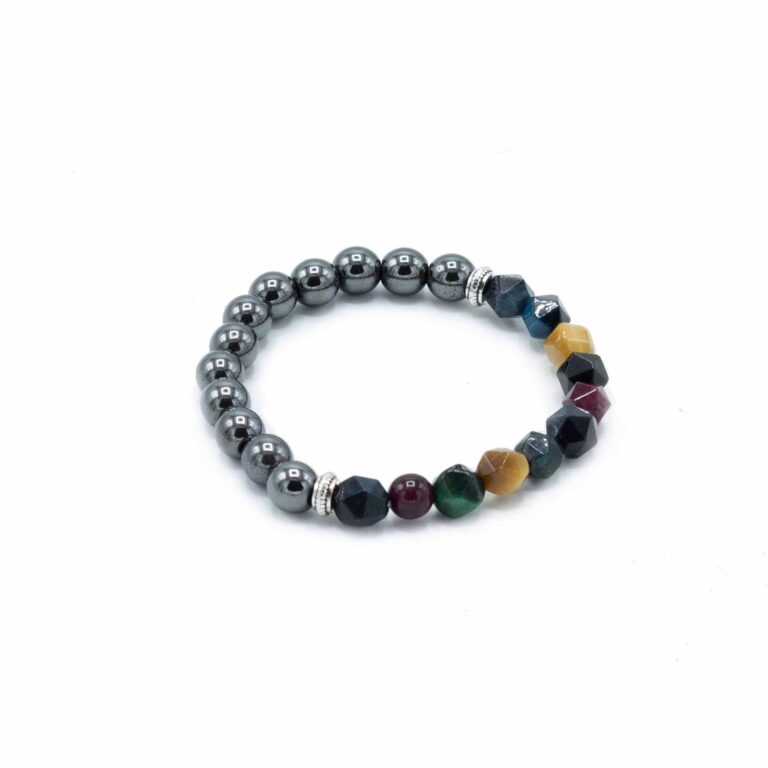 Faceted-Gemstone-Bracelet-Magnetic-Rainbow