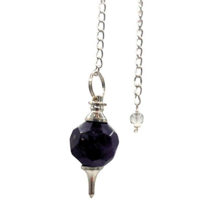 Faceted-Gemstone-Pendulum-Amethyst