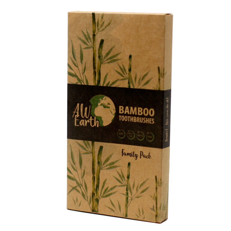 Family-Pack-Bamboo-Toothbrush-2xAdult-and-2xChildren
