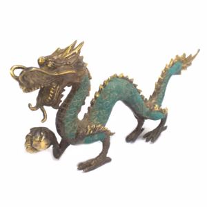 Fengshui - med Drage med Ball - 27 cm