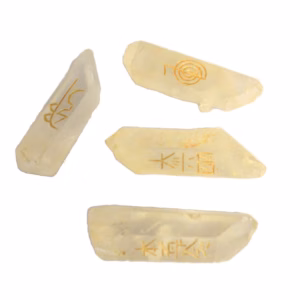 Fengshui Quatra-Set Naturlig Kvarts